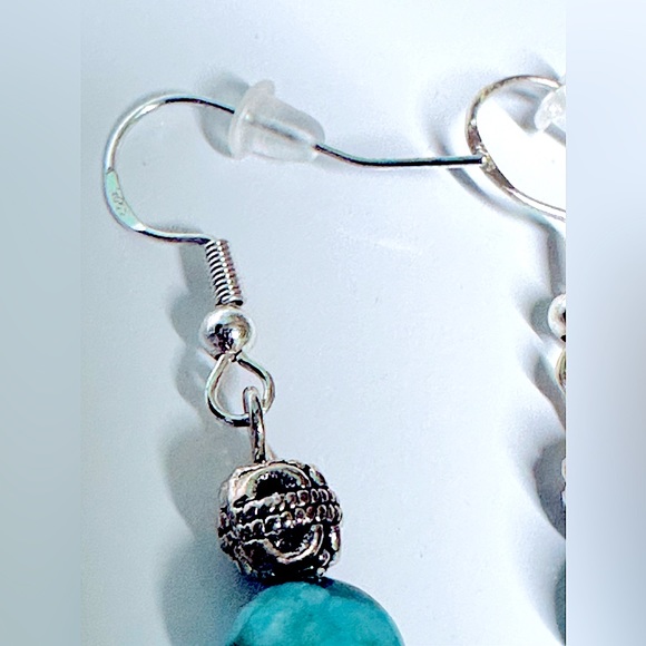 🥳HP:RARE Soul’s 3pc Handcrafted “Persian Turquoises” Gemstones 925s Jewelry Set - Picture 12 of 17